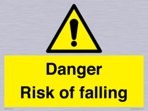 Danger Risk of falling
